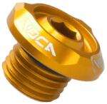 Voca Racing Olajtöltő csavar M14x1, 5 mm arany Minarelli vízszintes motorhoz Voca Racing Motoralkatrészek Motorblokk és rögzítése Olajbetöltő, leeresztő és ellenőrző csavarok