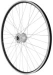 VELOX trekking kerékpár első kerék 700x35, ER10 alu, fekete, dupla falú, ezüst Shimano agy, 6V 3W dinamó (világításhoz), V-fék kompatibilis, tömör tengely VELOX Egyéb járművek Kerékpározás Kerékpár-alkatrés