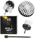 K2 BRILL SET PRO - Professzionális kefekészlet kárpit és műanyag tisztításához