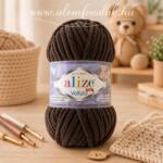 alize Velluto 26 - csokoládé (zsenília fonal, 100g, 68m) (vel11)