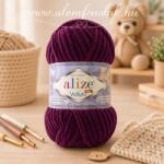 alize Velluto 111 - szilva (zsenília fonal, 100g, 68m) (ruzo09)