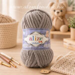 alize Velluto 530 - tejes kávé (zsenília fonal, 100g, 68m) (vel13)