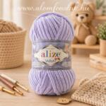 alize Velluto 146 - világos lila (zsenília fonal, 100g, 68m) (ruzo10)