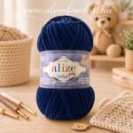 alize Velluto 58 - tengerészkék (zsenília fonal, 100g, 68m) (mod8)