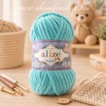 alize Velluto 490 - smaragd zöld (zsenília fonal, 100g, 68m) (zel8)