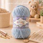 alize Velluto 428 - közép szürke (zsenília fonal, 100g, 68m) (vel15)