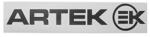 ARTEK előre vágott matrica fekete (215mm x 45mm, 1 ARTEK + 1 EK) ARTEK Váz, idomok és járműkiegészítők Matricák és járműdekoráció Egyéb matricák és dekorációs elemek