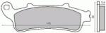 RMS Honda Pantheon 125cc / Foresight 250cc első organikus fékbetét RMS Fékrendszer és alkatrészei Fékbetétek, fékpofák és féktárcsák Tárcsafékbetétek