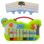 LEAN Toys Kottakártyák 5db-os Zenés Erdei Zongora Xilofon (22642)