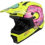 NOEND Donuts gyermek cross bukósisak sárga fluo YXL (53 cm) UN-R22.06 NOEND Ruházat és védőfelszerelés Bukósisakok és tartozékaik Offroad bukósisakok