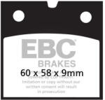 EBC Brakes EBC FA077 fékbetét szett (1 tárcsához) EBC Brakes Fékrendszer és alkatrészei Fékbetétek, fékpofák és féktárcsák Tárcsafékbetétek