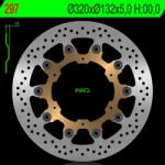 NG Brake Disc NG BRAKES Lebegő - 297 NG Brake Disc Fékrendszer és alkatrészei Fékbetétek, fékpofák és féktárcsák Féktárcsák