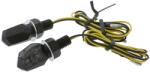 SHIN YO TINY Mini LED irányjelző pár, fekete, füstszínű búra, M8, 23x13x15mm SHIN YO Elektromos alkatrészek Világítás és fényjelzés Irányjelzők Komplett irányjelzők