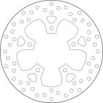 BREMBO Serie Oro Fix Féknyereg - 68B407K5 BREMBO Fékrendszer és alkatrészei Fékbetétek, fékpofák és féktárcsák Féktárcsák