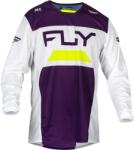 FLY RACING Kinetic Reload Mez - Mélylila/Fehér/Magas Láthatóság FLY Ruházat és védőfelszerelés Motocross ruházat Motocross mezek