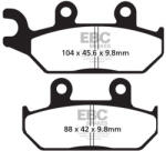 EBC Brakes EBC FA172TT fékbetét (1 tárcsához, komplett) EBC Brakes Fékrendszer és alkatrészei Fékbetétek, fékpofák és féktárcsák Tárcsafékbetétek