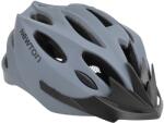 NEWTON SPORT felnőtt kerékpáros sisak, országúti/MTB, szürke, in-mold, Fidlock csattal, 55-58 cm, napellenzővel, zárral (dobozos) NEWTON Egyéb járművek Kerékpározás Kerékpáros védelem Kerékpáros sisakok
