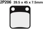 Nissin Off-Road Félig Fémes Fékbetétek - 2P-206GS NISSIN Fékrendszer és alkatrészei Fékbetétek, fékpofák és féktárcsák Tárcsafékbetétek