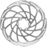 NEWTON féktárcsa MTB-hez, 6 furatos, BRAKCO kompatibilis Shimano és mások számára, Ø180mm ezüst, megerősített 2mm E-bike-hoz NEWTON Egyéb járművek Kerékpározás Kerékpár-alkatrészek Kerékpárfékek és váltórend