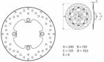 BREMBO Oro Fix Féknyereg - 68B40797 BREMBO Fékrendszer és alkatrészei Fékbetétek, fékpofák és féktárcsák Féktárcsák
