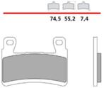 Brembo Racing UPGRADE Z04 szinterezett fém fékbetétek - 107A48617 BREMBO RACING Fékrendszer és alkatrészei Fékbetétek, fékpofák és féktárcsák Tárcsafékbetétek