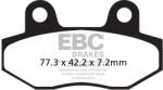 EBC Brakes EBC SFA086HH robogó fékbetét garnitúra (1 tárcsához) EBC Brakes Fékrendszer és alkatrészei Fékbetétek, fékpofák és féktárcsák Tárcsafékbetétek