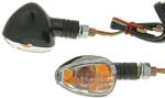 Vparts Index / irányjelző szett M10 menetes fekete, átlátszó, rövid verzió Vparts Elektromos alkatrészek Világítás és fényjelzés Irányjelzők Komplett irányjelzők