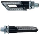 TAAC FR20 motorkerékpár irányjelző, 16 LED, átlátszó-fekete (M8, 66 mm hosszú, 20 mm magas) (pár), prémium minőség, ECE minősítés TAAC Elektromos alkatrészek Világítás és fényjelzés Irányjelzők Komplett ir