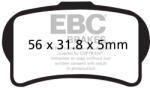 EBC Brakes EBC FA644TT fékbetét szett (1 tárcsához) EBC Brakes Fékrendszer és alkatrészei Fékbetétek, fékpofák és féktárcsák Tárcsafékbetétek