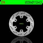 NG Brake Disc NG FÉKEK Fix Fék Tárcsa - 274 NG Brake Disc Fékrendszer és alkatrészei Fékbetétek, fékpofák és féktárcsák Féktárcsák