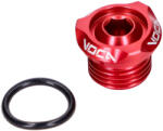Voca Racing Olajbetöltő csavar VOCA V2 CNC piros Derbi EBE, EBS, D50B-hez Voca Racing Motoralkatrészek Motorblokk és rögzítése Olajbetöltő, leeresztő és ellenőrző csavarok