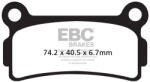 EBC Brakes EBC FA164 motorkerékpár fékbetét (1 tárcsához, szett) EBC Brakes Fékrendszer és alkatrészei Fékbetétek, fékpofák és féktárcsák Tárcsafékbetétek