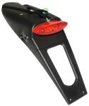 Replay hátsó rendszámtábla tartó sárvédővel és LED-es hátsó lámpával 50cc motorkerékpárhoz, piros (L 430 mm - M 125 mm - Sz 135 mm, CEE minősítés) REPLAY Váz, idomok és járműkiegészítők Rendszámtábla tartók 