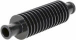 Motomotors Fekete bordázott alumínium hűtőcső (17x12.5x133mm) Motomotors Motoralkatrészek Hűtőrendszer és vízpumpák Hűtőradiátorok és hőcserélők