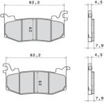 Brembo Racing BREMBO Z03 szinterezett fém fékbetétek - M588Z03 BREMBO RACING Fékrendszer és alkatrészei Fékbetétek, fékpofák és féktárcsák Tárcsafékbetétek