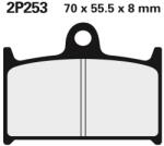 Nissin utcai/terepjáró szinterelt fékbetétek - 2P-253ST NISSIN Fékrendszer és alkatrészei Fékbetétek, fékpofák és féktárcsák Tárcsafékbetétek