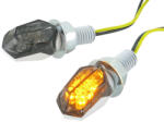 STR8 LED Mini II Fekete Vonal fehér Index Készlet STR8 Elektromos alkatrészek Világítás és fényjelzés Irányjelzők Komplett irányjelzők