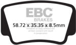 EBC Brakes EBC FA463R fékbetét szett (1 tárcsához), PROX 37.227102 megfelelője EBC Brakes Fékrendszer és alkatrészei Fékbetétek, fékpofák és féktárcsák Tárcsafékbetétek