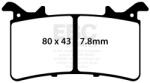 EBC Brakes EBC FA757HH fékbetét szinterezett (1 tárcsához, megerősített kivitel) EBC Brakes Fékrendszer és alkatrészei Fékbetétek, fékpofák és féktárcsák Tárcsafékbetétek