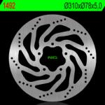 NG Brake Disc NG FÉKEK Fix Fék Tárcsa - 1492 NG Brake Disc Fékrendszer és alkatrészei Fékbetétek, fékpofák és féktárcsák Féktárcsák