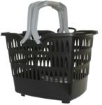 ROTO első kosár felnőtt, műanyag, fekete, gyorsrögzítő klipszekkel 22, 2-31, 8 mm, 19 liter (Hossz: 38 cm x Szélesség: 28 cm x Magasság: 30 cm), max. terhelhetőség 7, 5 kg ROTO Egyéb járművek Kerékpározás 