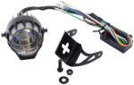 HIGHSIDER Dual-Stream LED fényszóró 12V, fekete alumínium, ABE, motorkerékpárhoz, quadhoz HIGHSIDER Elektromos alkatrészek Világítás és fényjelzés Fényszórók és első világítás Komplett fényszórók