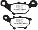 EBC Brakes EBC SFA384 szerves fékbetét szett robogóhoz (1 tárcsához) EBC Brakes Fékrendszer és alkatrészei Fékbetétek, fékpofák és féktárcsák Tárcsafékbetétek