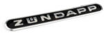 Standard Parts Matrica Zündapp tank hosszúkás fekete Standard Parts Váz, idomok és járműkiegészítők Matricák és járműdekoráció Egyéb matricák és dekorációs elemek