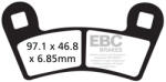 EBC Brakes EBC SXR456HH verseny formula SxS fékbetét (1 tárcsához) EBC Brakes Fékrendszer és alkatrészei Fékbetétek, fékpofák és féktárcsák Tárcsafékbetétek