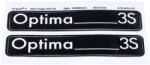 MOGA Matrica készlet MOGA 2 darab 105mm x 21mm Hercules Optima 3S-hez MOGA Váz, idomok és járműkiegészítők Matricák és járműdekoráció Egyéb matricák és dekorációs elemek