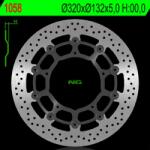 NG Brake Disc NG FÉKEK Úszó - 1058 NG Brake Disc Fékrendszer és alkatrészei Fékbetétek, fékpofák és féktárcsák Féktárcsák