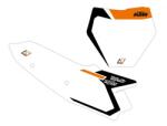 BLACKBIRD KTM Grafikás Számtábla - KTM SX/SXF BLACKBIRD Váz, idomok és járműkiegészítők Matricák és járműdekoráció Egyéb matricák és dekorációs elemek