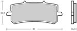 Brembo Racing BREMBO GP4 Z04 Fémes fékbetét - 107A48684 BREMBO RACING Fékrendszer és alkatrészei Fékbetétek, fékpofák és féktárcsák Tárcsafékbetétek