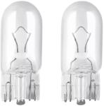 OSRAM standard izzó 12V 5W, W2, 1x9, 5d foglalat, W5W T10 Wedge, fehér, helyzetjelzőhöz, 2 db bliszter OSRAM Elektromos alkatrészek Világítás és fényjelzés Izzók Jelző- és műszerizzók W2.1x9.5d/T10 üvegtalp